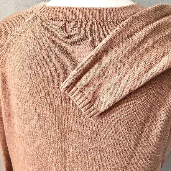 Old Navy Cotton Crewneck Tan Brown Sweater - Picture 8 of 12